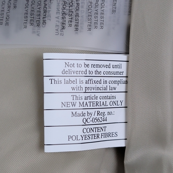 Vince Camuto Quilted Jacket Faux Fur Color Khaki V220D16 Women’s Size S/8 New - Picture 13 of 13